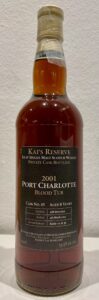 Eine Flasche Port Charlotte 2001 Private Bottling "Kai".