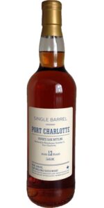 Eine Flasche Port Charlotte 2002 aus einem Private Cask