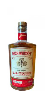 Eine Flasche J. J. Corry The Flintlock No.1 Chapel Gate Whiskey