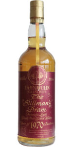 Eine Flasche Tamnavulin 'The Stillman's Dram', destilliert in 1970. Die Fässer Nr. 2571, 2572 & 2573 wurden hierfür verwendet.