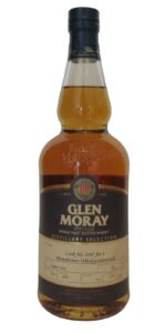 Eine Flasche Glen Moray aus dem Fass Nummer 5107.