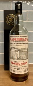 Eine Flasche Cambus 1991 von Cadenhead
