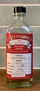 Eine Flasche Strathmill 23-year-old von Cadenhead