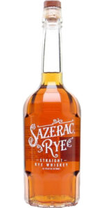 Eine Flasche Sazerac Straight Rye