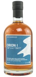 Eine Flasche Orion I von Scotch Universe