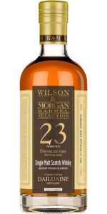 Eine Flasche 23-jähriger Dailuaine von Wilson & Morgan.