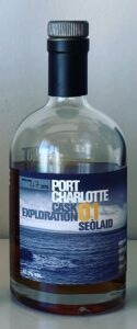 Eine Flasche Port Charlotte Cask Exploration 1