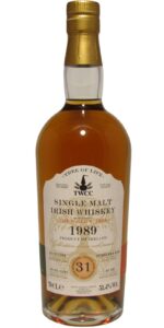 Eine Flasche Single Malt Irish Whisky 1989 "The Willow Tree" von The Whisky Cask Company