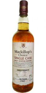 Eine Flasche Linlithgow 1982 von Mackillop's Choice