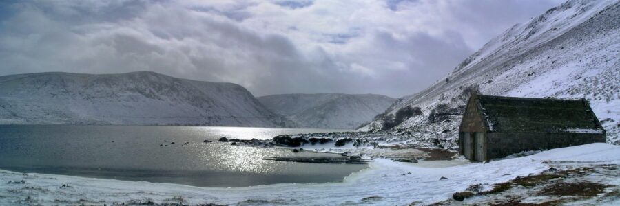 "Loch Muick in Winter" by Kenny Muir, CC BY 2.0 , via Wikimedia Commons