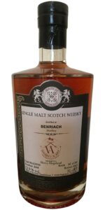 Eine Flasche BenRiach 2008 von Malts of Scotland abgefüllt für Whisky & Art