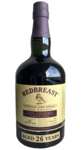 Eine begehrte Flasche: Der Redbreast mit 26-jährigem Inhalt aus dem Sherryfass Nr. 82861.