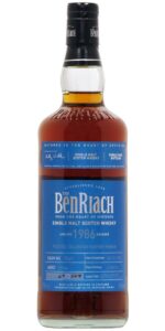 Eine Flasche BenRiach 1986 aus der Batch 13 der Single Cask Bottlings