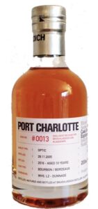 Eine Flasche Port Charlotte 2005 - #LADDIEMP5 Cask #0013